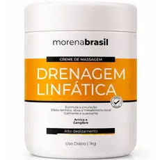 Creme de Massagem Drenagem Linfática 1kg – Estimula a Circulação Sanguínea e Linfática
