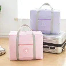 Bolsa De Viagem Dobrável Multiuso Espaçosa Encaixa Mala De Bordo