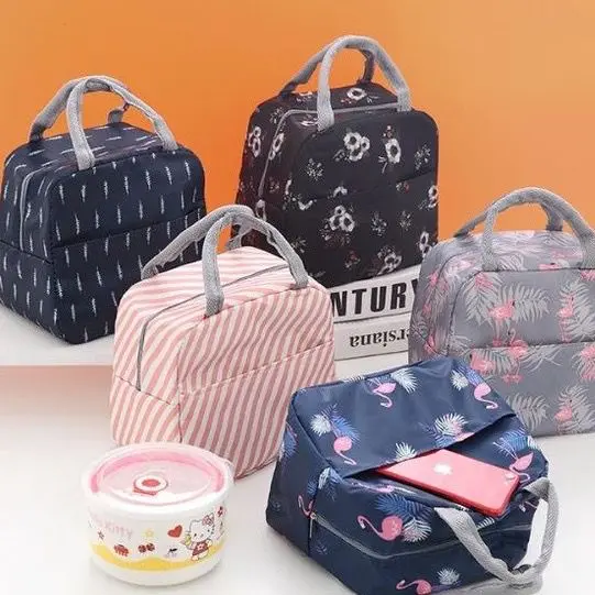 Bolsa Térmica Lancheira Para Lanche Marmita Bebida Unisex
