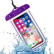 Capa Para Celular À Prova D'água Transparente Modelo Universa Pendura no Pescoço