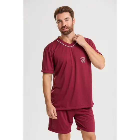 Pijama Masculino de Verão – Conjunto Leve Malha Premium Fresco e Confortável