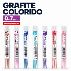 Grafite para Lapiseira Colorido Color Eno 0.7mm 6 Unidades PILOT 7 Cores Disponíveis Alta Qualidade