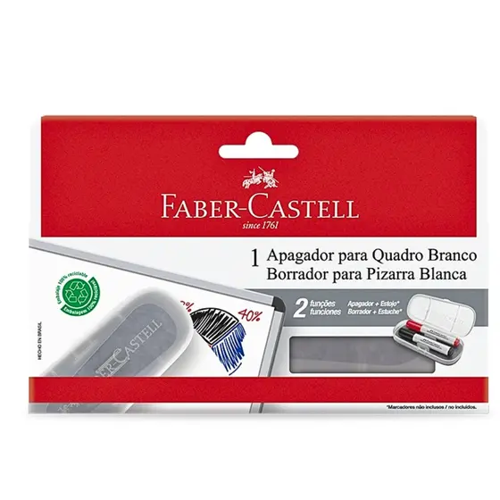 Apagador para Quadro Branco com Estojo FABER-CASTELL