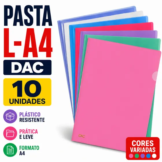 Pasta L-A4 10 unidades DAC