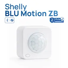 Shelly BLU Motion ZB Zigbee 3.0 Sensor De Movimento Detector PIR Com Lux Bluetooth 5.0 Alimentado Por Bateria Automação