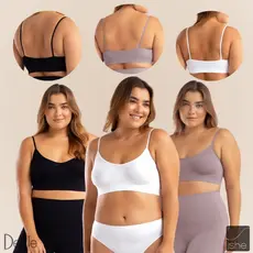 Sutiã Top Fitness Nadador She Lingerie Sem Costura e Sem Bojo