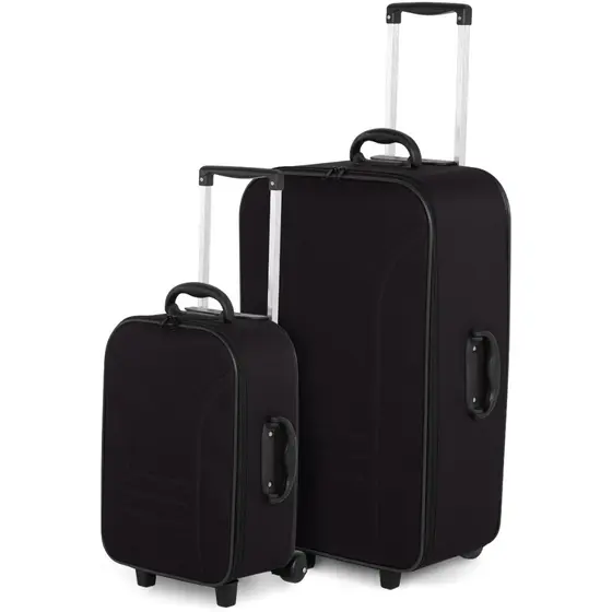 Kit Mala de Bordo Pequena 10kg + Mala Grande 32kg com Rodinhas FL Bags®