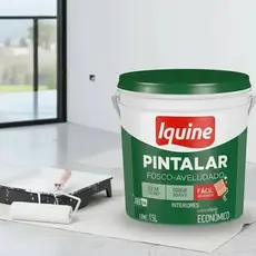 Tinta Pintalar Sem Cheiro Tinta Acrílica Econômica Tinta Pintalar Iquine Fosco Aveludado Cores 15L