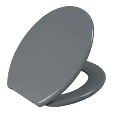Assento Sanitário Oval Soft / Astra Cinza 1