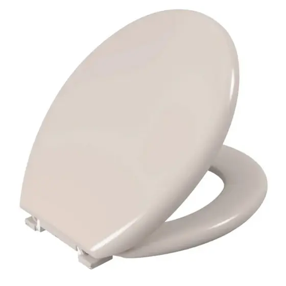 Assento Sanitário Oval Almofadado Salmão