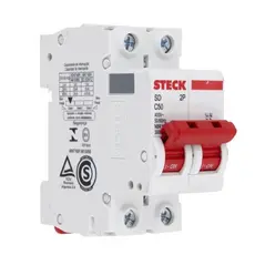 Disjuntor DIN Bipolar 50A - Steck