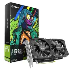 Placa de Vídeo Gpu Gtx 1660 Super Gddr6 6gb 192 Bits Full Size Dual Fan Pvx1660s62f