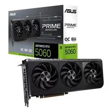 Placa de Vídeo Gpu Asus Rtx 5060 Prime Oc Edition 8Gb Gddr7 128 Bits - 90Yv0N10-M0Na00