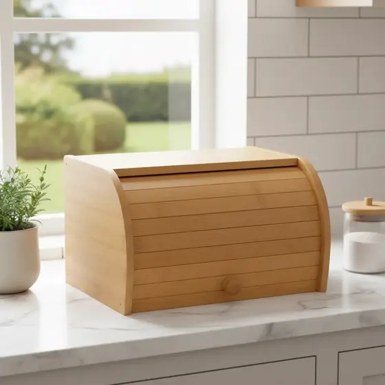 Porta Pães Tampa Retratil Ecokitchen Mimo Style 30x25x18