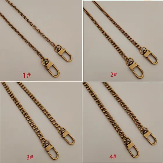 Bolsa Corrente Diagonal Alça Para O Ombro Senhoras Acessórios Ferragens Antiga Lateral De Ouro De Metal  bolsas    alça de bolsa transversal