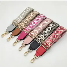 Bolsa feminina alça de ombro bolsa de couro alça Crossbody alça ajustável bolsa de ombro alça de lona de náilon bolsa al