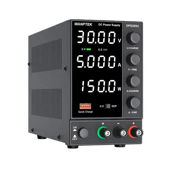 Fonte de Bancada Wanptek DPS305U 30V 5A 150W