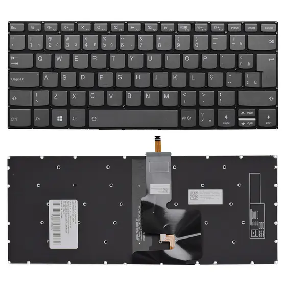 Teclado para Notebook Lenovo Yoga 520-14IKB Com Iluminação