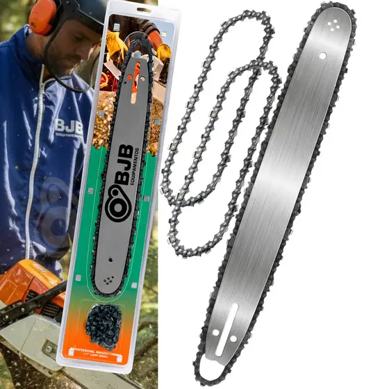 Sabre + 2 Corrente 18 Pol. Motosserra Gasolina 3/8 1.5mm 72 Elos BJB equipamentos