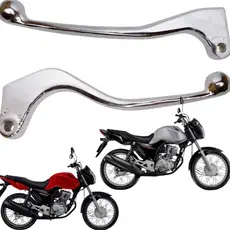 Par Manete Cromado Honda Start 160 2018 2019 2020 2021 2022 2023 Freio Tambor Lona