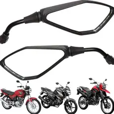Par Retrovisor Z400 Rosca Yamaha Ybr 125 Fazer 150 Factor 150 Fazer 150 250 Lander 250 Mini