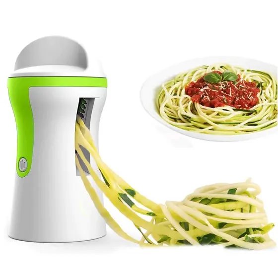 Cortador De Legumes Espiral Forma De Espaguete Para Legumes Salada 3 em 1