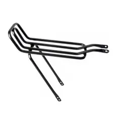 Bagageiro Garupa Articulado Rabetão Resistente Para Bike Aro 26 24 20 Articulado Preto / Cromado