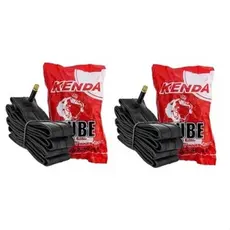 Par Câmara de Ar Aro 26 Kenda Camara 26x1.90/2.125 Borracha de Kit C/ 2 Unidades