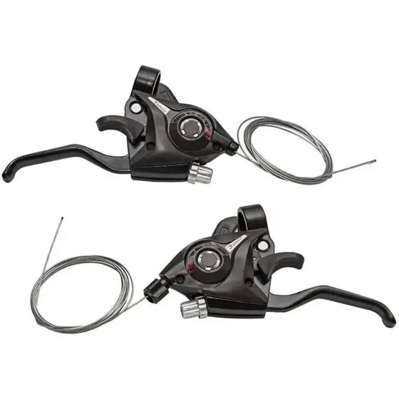 Par De Alavanca Tipo Shimano Marchas 3x7 21v Rapid Fire Bike Mtb