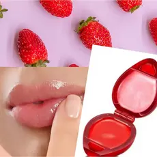 Kit 5 Batom Brilho Labial  Infantil Moranguinho
