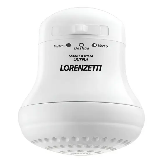 Chuveiro Elétrico Maxi Ducha Ultra Branco 3 Temperaturas 127v 5500W Lorenzetti