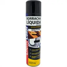 Borracha Liquida Impermeabilizante Chemicolor Preta 400ml/240g