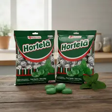 Kit 2 Pacotes Bala Dura Sabor Hortelã Soberana 1kg - Pack Econômico