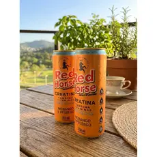 Pack 2 Energético Red Horse Morango E Pêssego + Creatina + Vitamina + BCAA 350ml