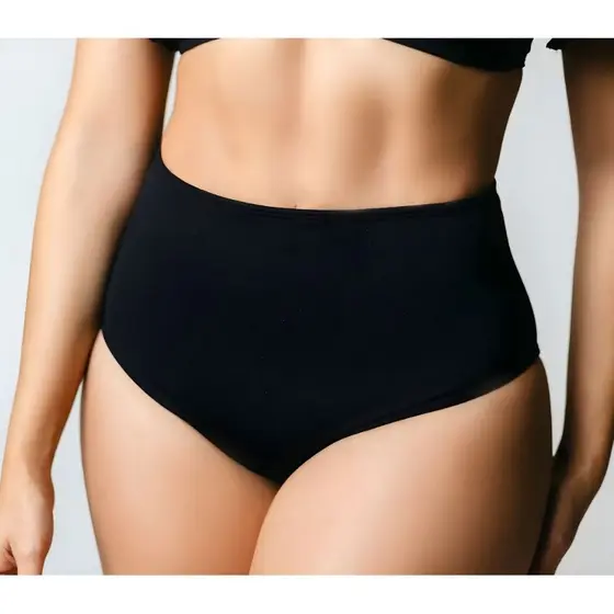 Calcinha de Biquíni Hot Pants Moda Praia Preta