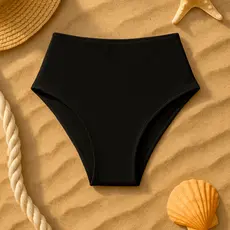 Calcinha de biquíni cintura alta Hot Pant