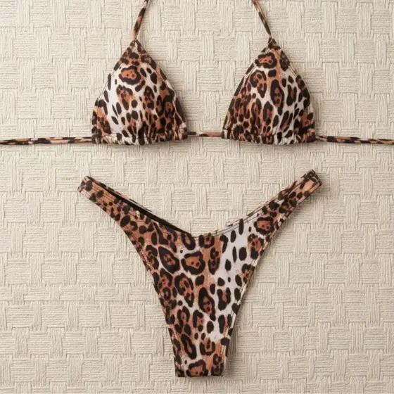 Biquíni Feminino Moda Praia Verão 2026 Conjunto Forrado Sem Bojo P M G