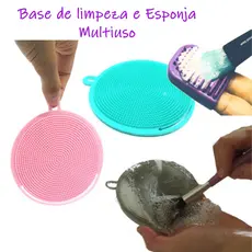 Esponja / Base de Limpeza para pincel de maquiagem - Brush Pad