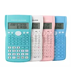 Calculadora Científica Profissional Multicolor 240 Funções Com Capa Protetora Material de Escritório