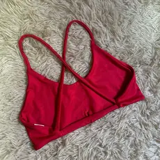 Top fitness costas CRUZADAS com bojo removível para corrida bermuda de treino musculação e  academia cross