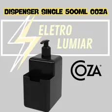 Dispenser Detergente e Porta Esponja Coza Single 500ml