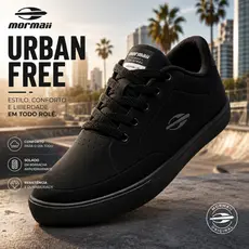 Tênis Mormaii Urban Free Original Masculino  Skate Casual Macio Confortável Envio Imediato Promoção