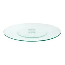 Prato Suporte Giratório 360° De Vidro Para Bolos 30cm
