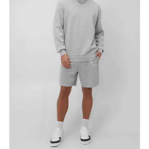 Bermuda Shorts Moletom Preta/Cinza e Diversas Cores Masculina