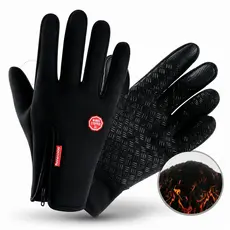 Luva Térmica Resistente a Água Moto Bike Com Touch Screen Unissex Compatível Tela Motoqueiro