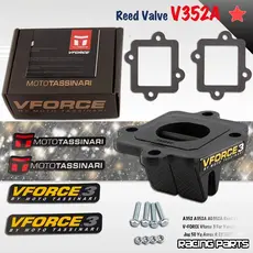 Acessórios para Motocicleta V352A V-Force 3 Palhetas de Admissão em Fibra de Vidro V Force para Yamaha Jog 50 CY50 YQ Ae