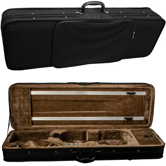 Estojo Case Violino 4/4 Térmico Erudithus #406 Retangular Marrom
