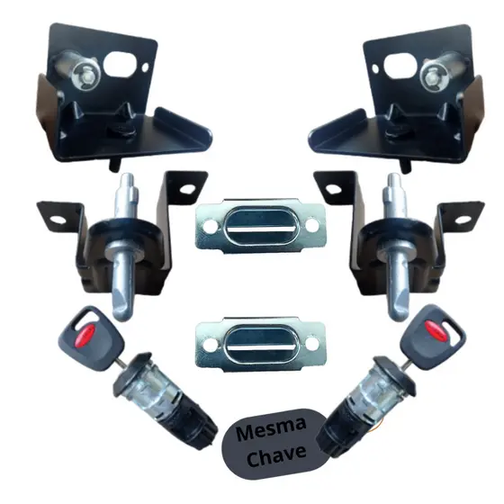 Kit Cilindro Par Suporte Superior E Inferior Trinco Capo Ford Cargo Novo
