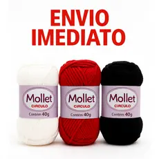 Lã Mollet Círculo 40g Para Tricô/Crochê