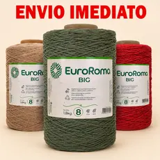 Barbante EuroRoma 1,8kg Big Cone Nº8 1371m - Cores